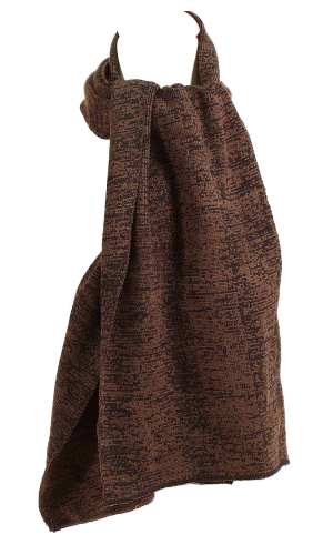 Echarpe homme femme marron