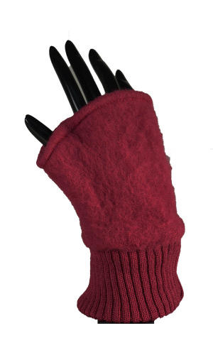 mitaines laine rouge en stock cet hiver 2018