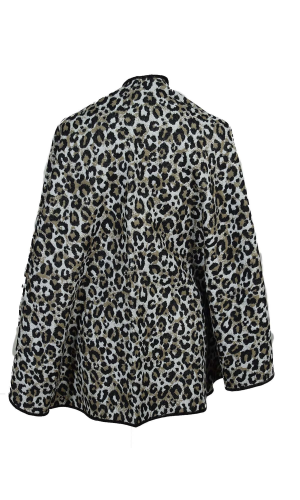cape fantaisie motif leopard fabriquée en France