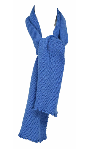 Echarpe laine maille lagon