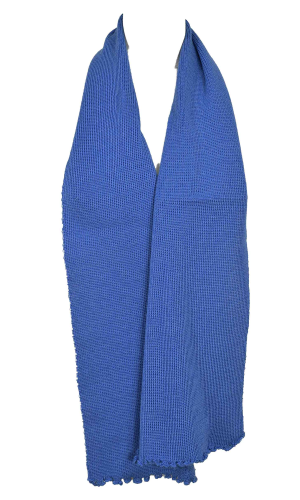 Echarpe laine maille lagon