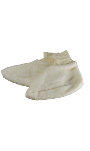 Chaussons laine des Pyrénées naturel