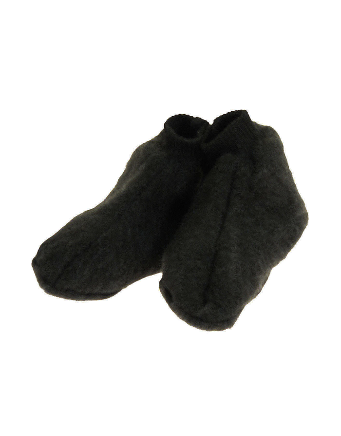 Chaussons laine des Pyrénées noir