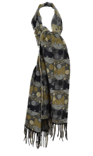 Echarpe Garfield gris jaune