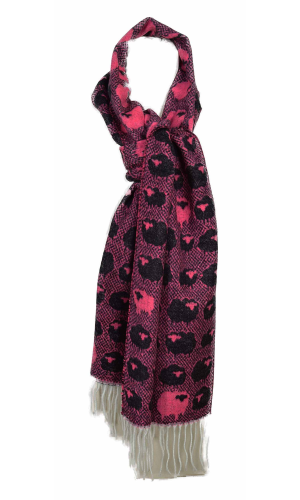Echarpe Goupil fuchsia