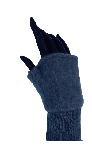 Mitaines laine des Pyrénées lagon