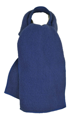 Echarpe laine bleu