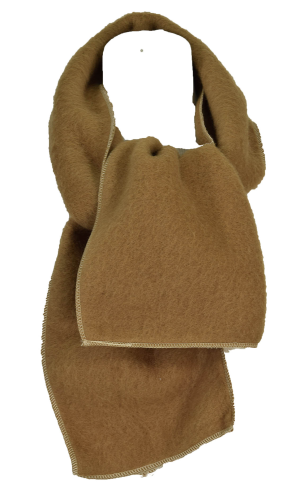 Echarpe laine beige camel