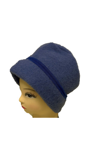 bonnet laine des Pyrénées bleu pour homme et femme