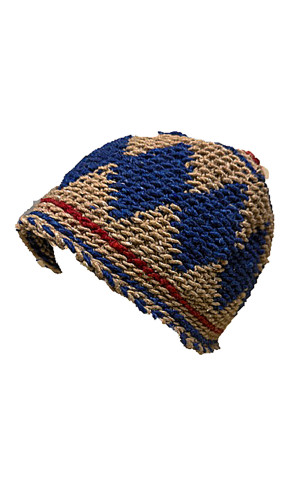 bonnet fantaisie laine beige taille unique