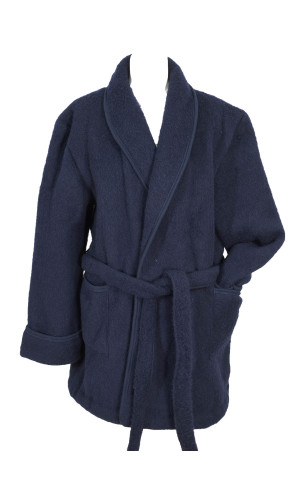 veston homme laine et acrylique marine pas cher